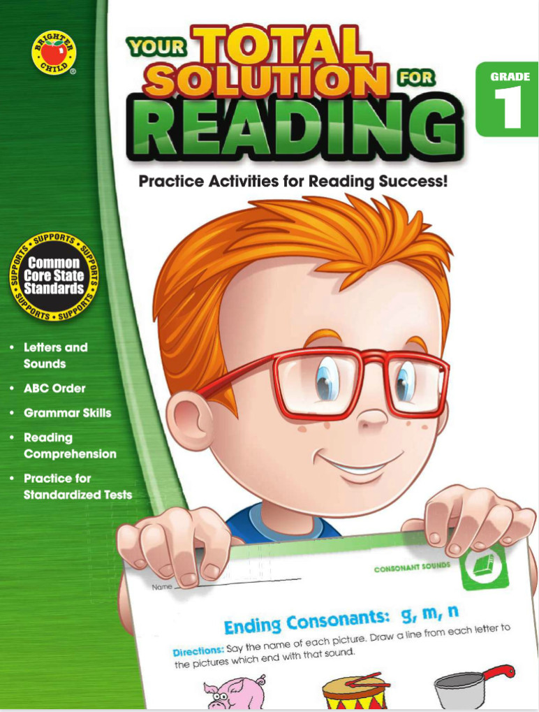 图片[1]-Your Total Solution for Reading 美国学前小学低幼阅读练习册【Prk-G2共4册】-新知365